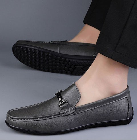 Raven Leather Loafer