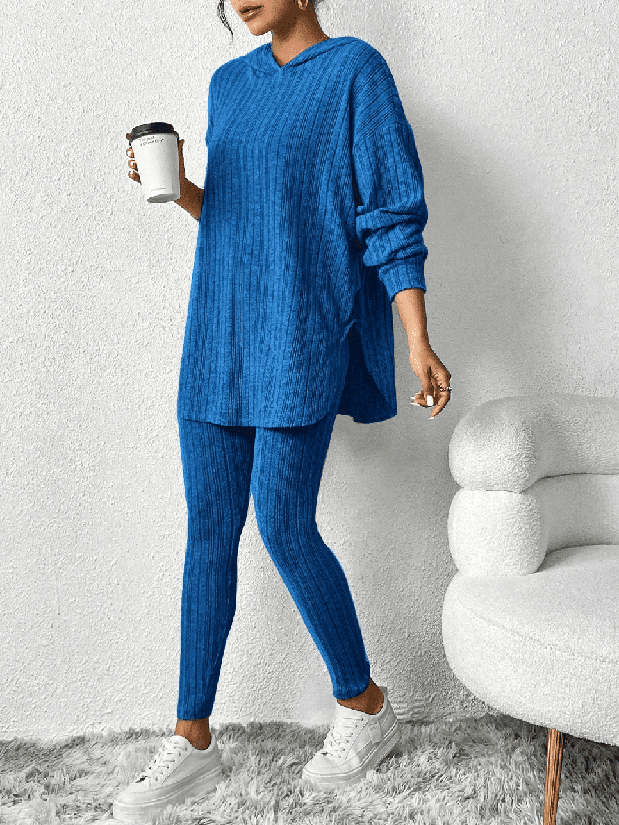 Chelsea Ribbed Knit Lounge Set