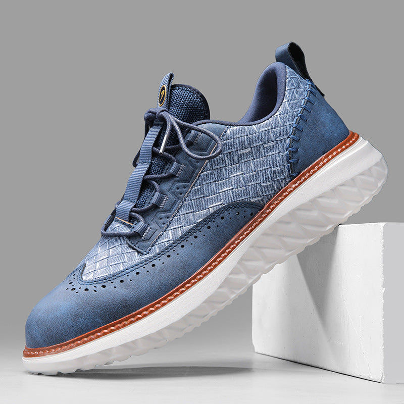 Matteo Woven Leather Sneaker