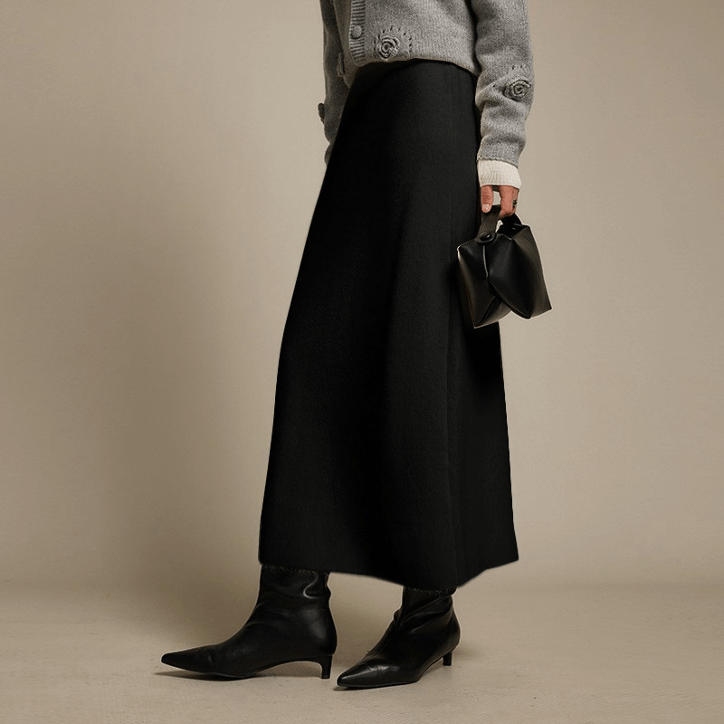 Rowan Velvet Wool Skirt