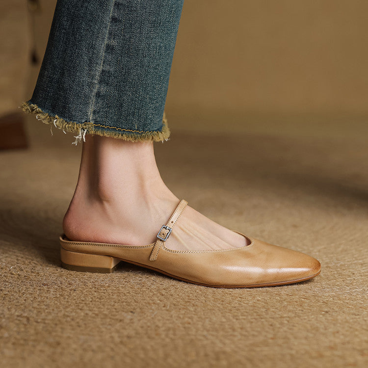 Marlowe Genuine Leather Flats
