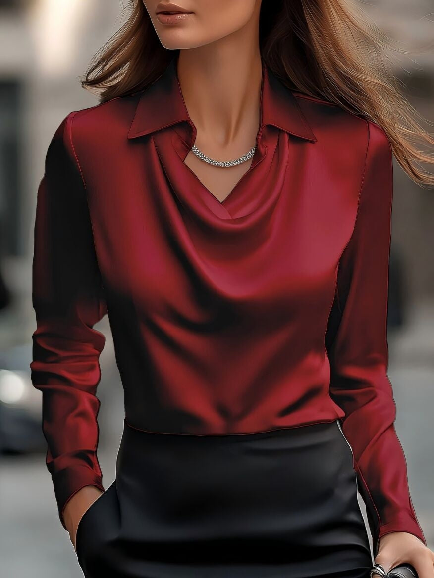 Elise Satin Blouse