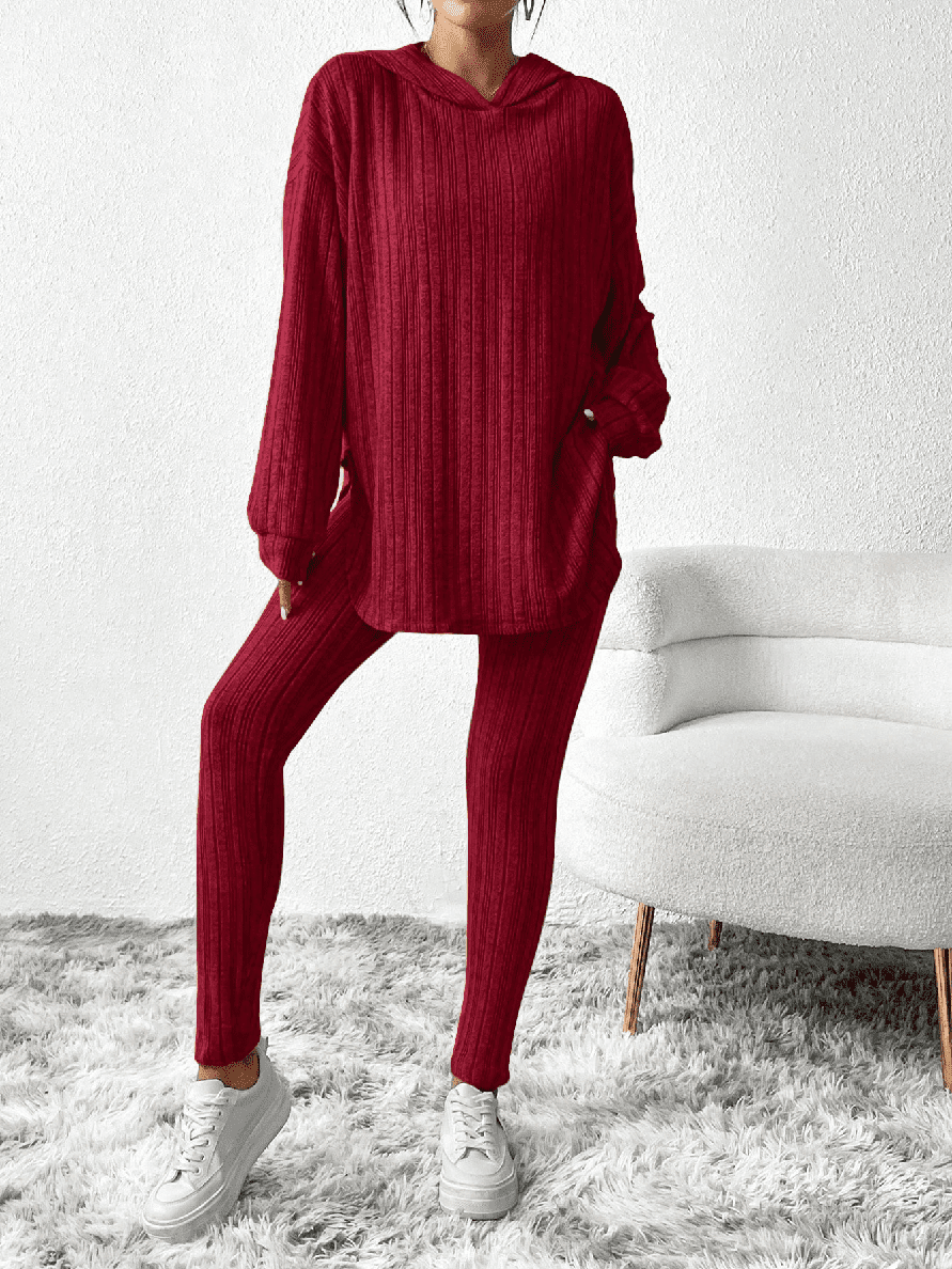 Chelsea Ribbed Knit Lounge Set