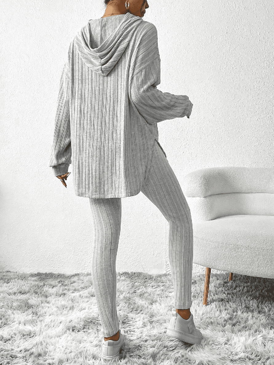 Chelsea Ribbed Knit Lounge Set