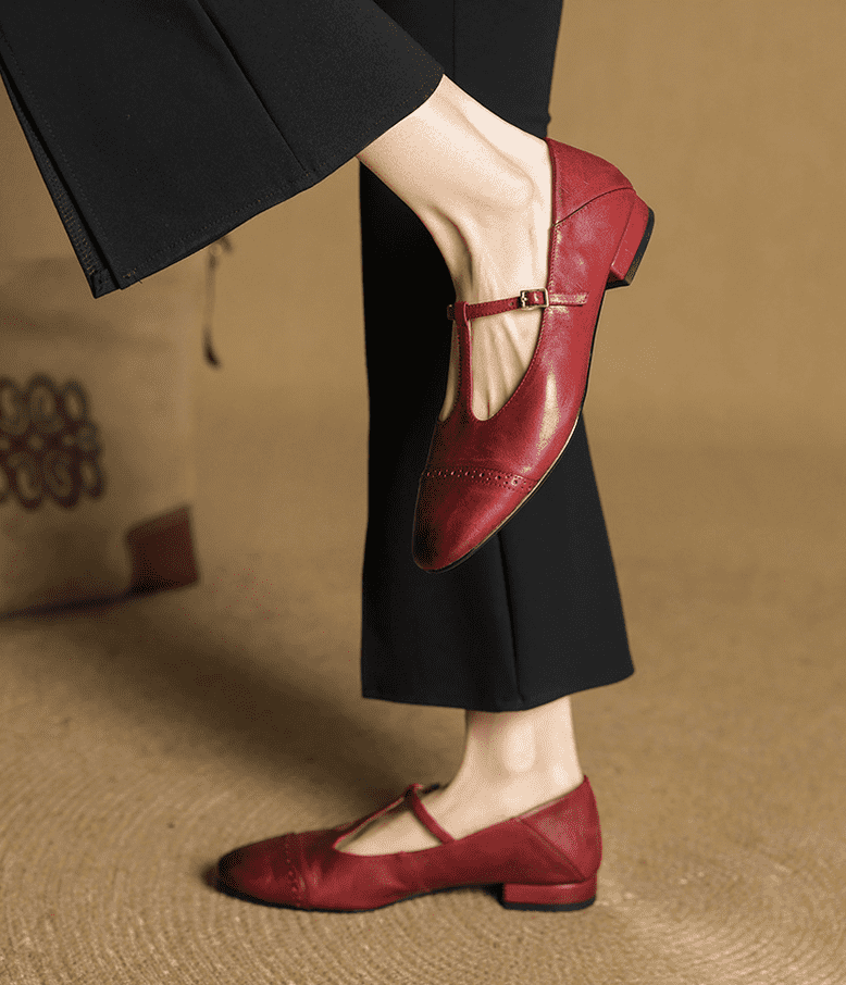 Florence Genuine Leather Flats