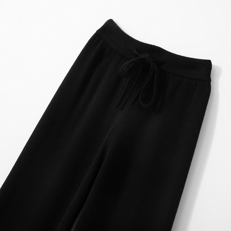 Mira Ribbed Wide Leg Knit Pants